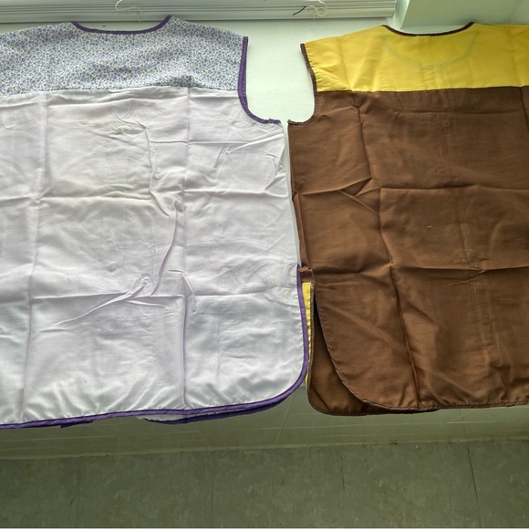 Two Vintage  Smocks  Mid Century USA - Picture 4 of 4
